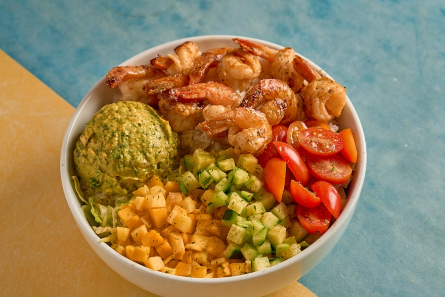 New Shrimp and Guacamole Bowl