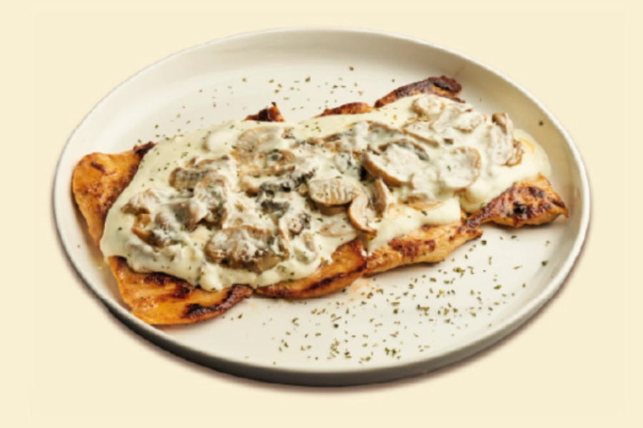 Pechuga en Salsa de Champiñones