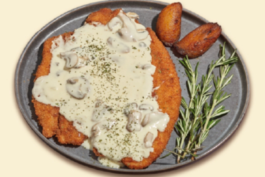 Filete en Salsa de Champiñones